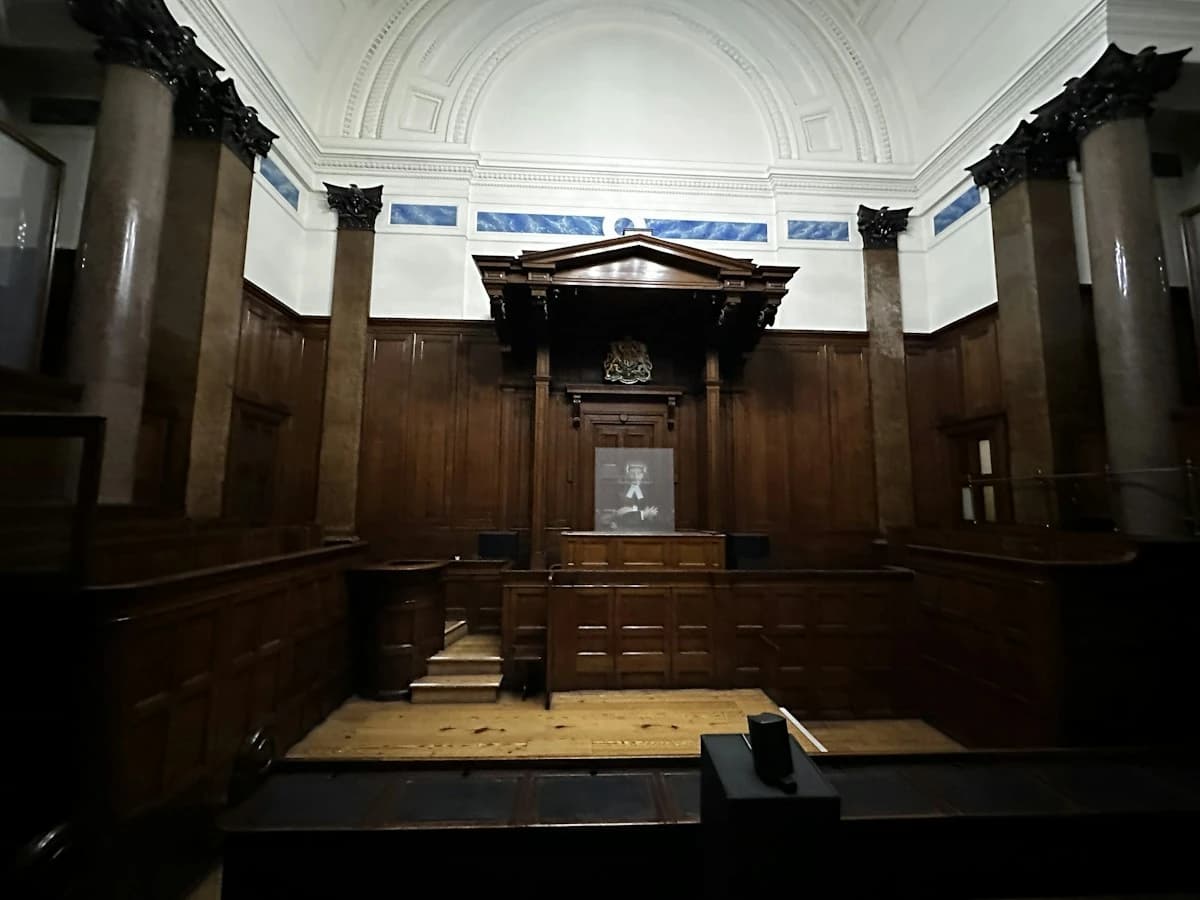 Courtroom interior